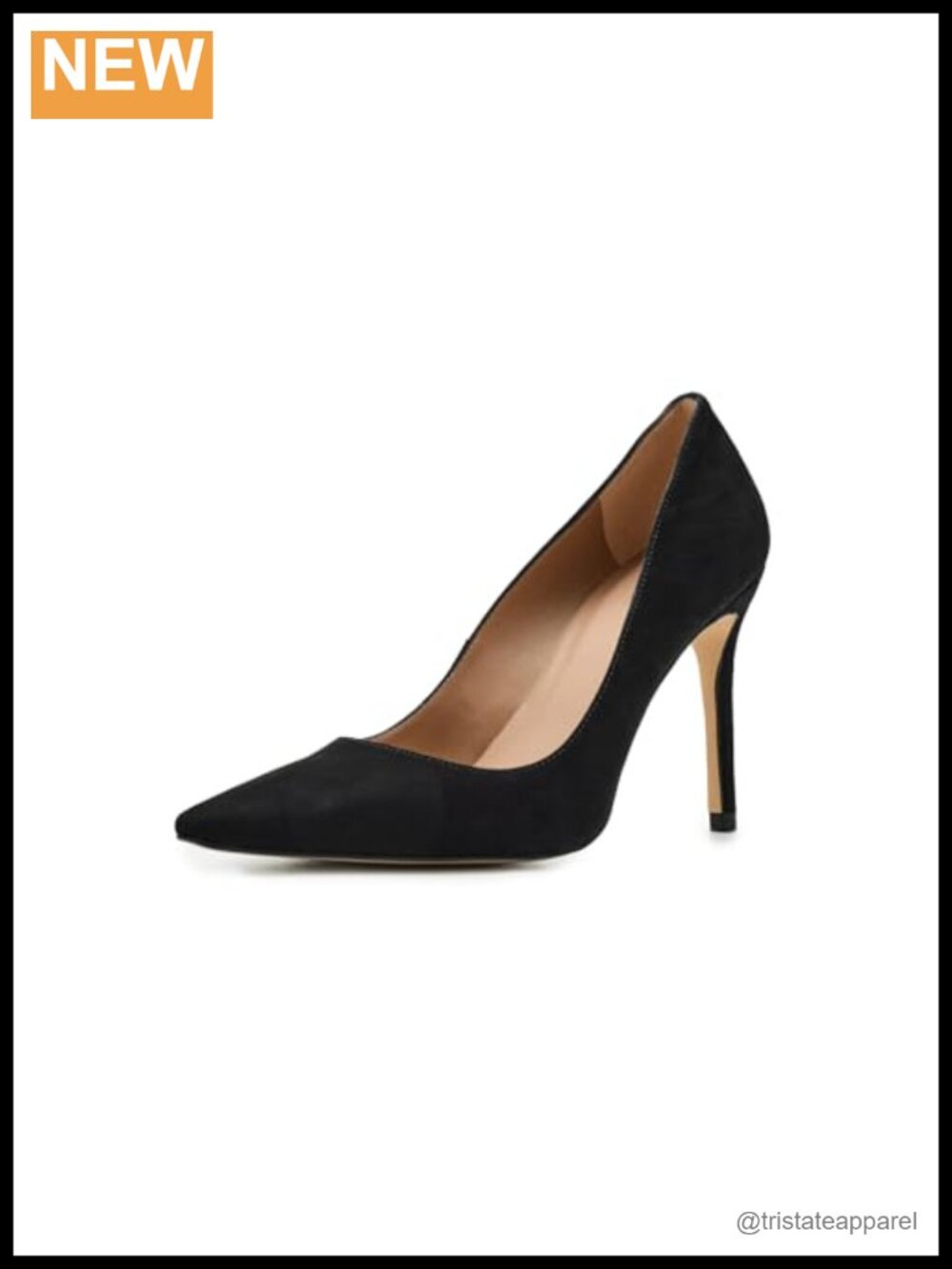 Pointed Toe Stiletto Heel Suede Courts Evening Party Pumps